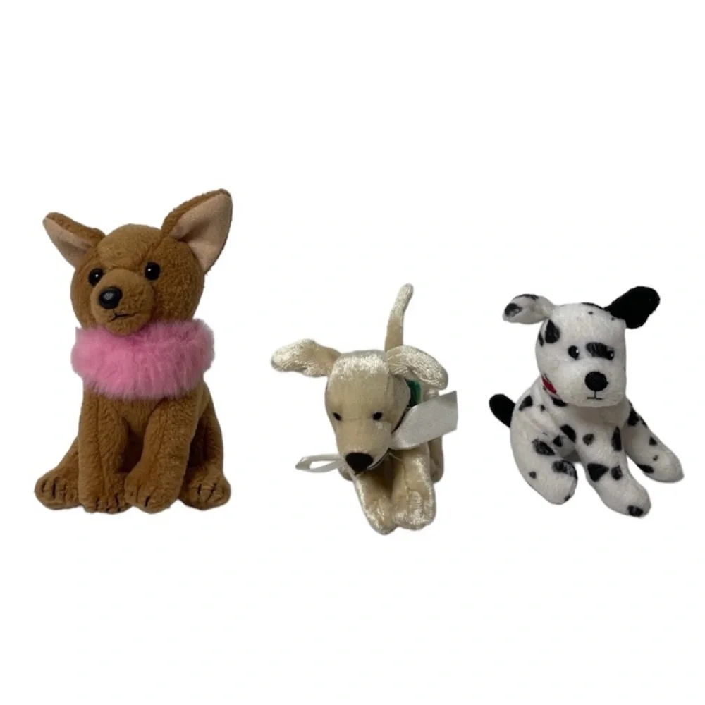 Puppies & Pet Bed Puppy Dog Plush Animals Assortment Pink Purple Red Tan Black